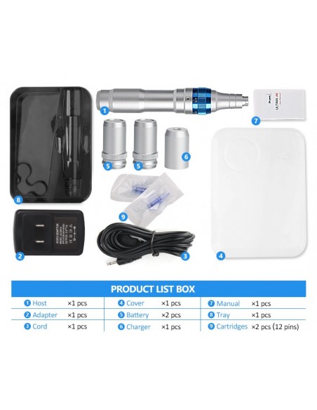 Dr. Pen Mikroneulauslaite Dermapen A6 Ultima Professional Plus, akulla