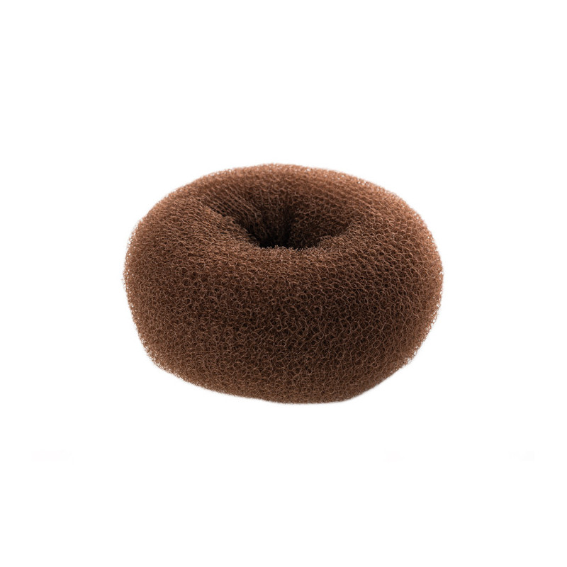 Hiussolmu, ruskea, 4,5 cm, pyöreä