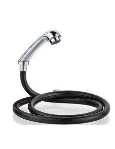 Suihku letkulla kampaamon...