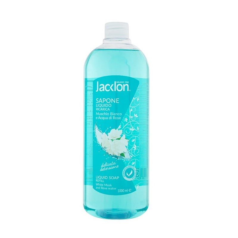 JACKLON RICARICA Liquid soap,white musk/rose water, 1000ml