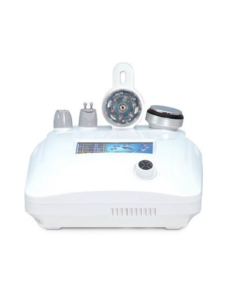 Kosmetologin laite, jossa on 4 toimintoa - kavitaatio, 3D-radiotaajuus, IR-biofotoni, tyhjiö