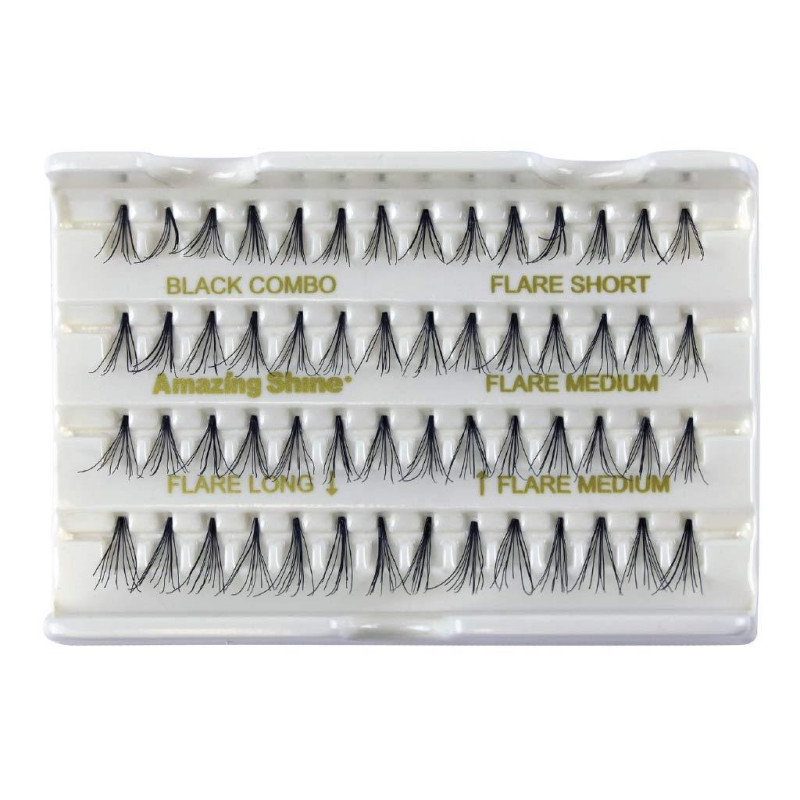 Eyelashes Black Flare Combo (short, medium, long)