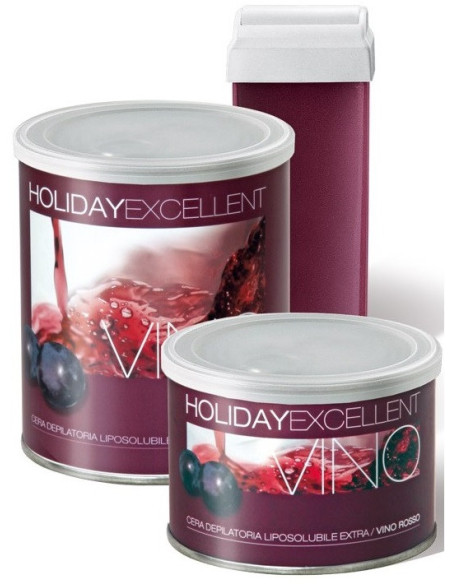 HOLIDAY EXCELLENT Ei-allergeeninen karvanpoistovaha (Viiniköynnösuute/viini) 800ml