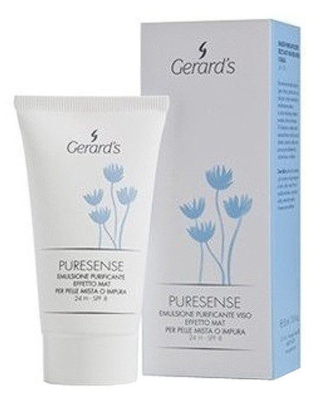 PURESENSE Puhdistava ja mattapintainen emulsio sekaiholle ja rasvoittuvalle kasvojen iholle 50ml