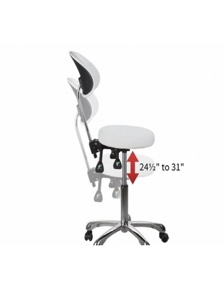 Käsityöläistuoli, jossa neljä säätömekanismia ja ergonominen selkänoja, Comfort, harmaa