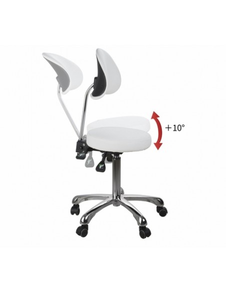 Käsityöläistuoli, jossa neljä säätömekanismia ja ergonominen selkänoja, Comfort, harmaa