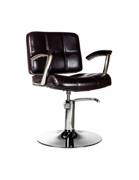 Kampaajan asiakastuoli Los Angeles, ruskea