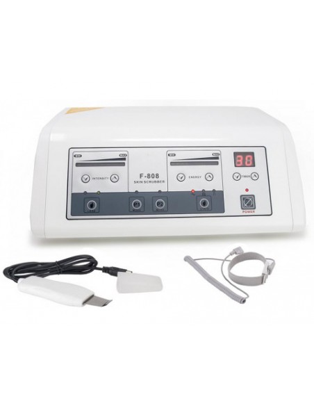 Kosmetologin laite ultraäänikuorintaa ja iontoforeesia varten