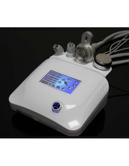 Kosmetologin laite, jossa on 4 toimintoa - kavitaatio, 3D-radiotaajuus, IR-biofotoni, tyhjiö