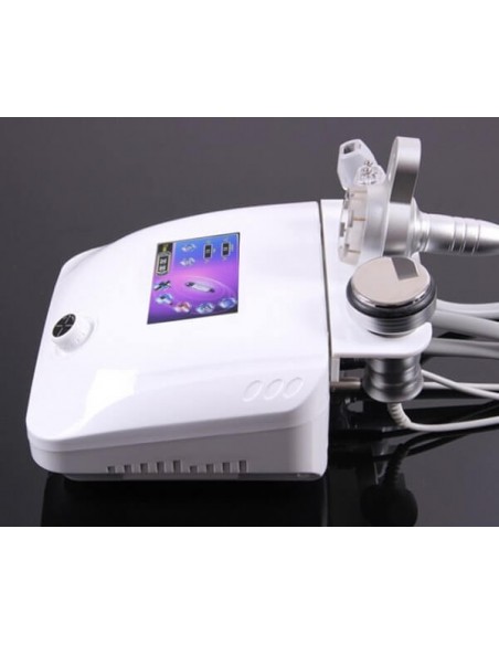 Kosmetologin laite, jossa on 4 toimintoa - kavitaatio, 3D-radiotaajuus, IR-biofotoni, tyhjiö