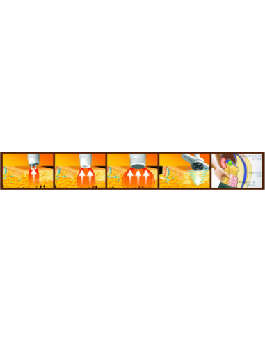 Kosmetologin laite, jossa on 4...