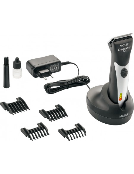 MOSER ChromStyle Pro akku- ja verkkokäyttöinen hiustenleikkuukone, 0,7–3 mm
