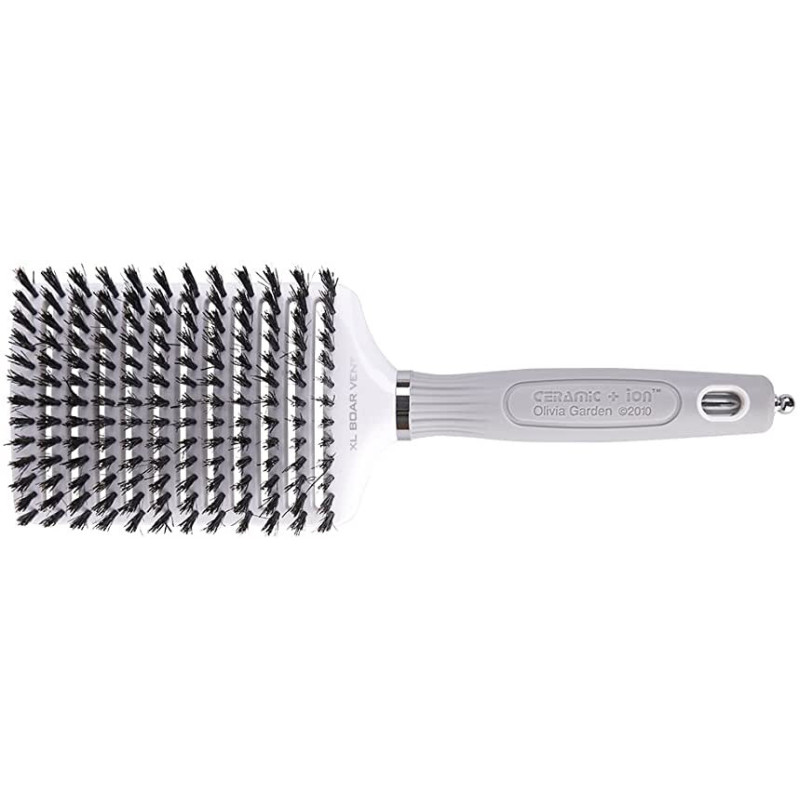 OLIVIA Ceramic+Ion XL Boar Vent Brush, Ion