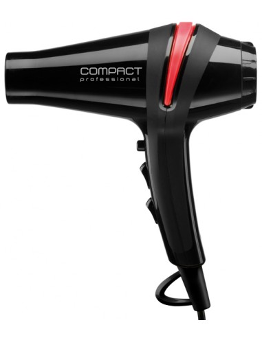 Hair Dryer Compact Professional Tourmaline 2000W Black