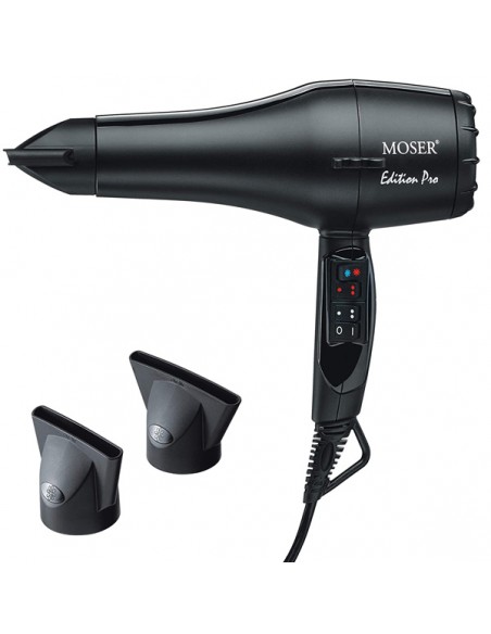 MOSER Edition Pro 2 hiustenkuivain ammattikäyttöön, 3 lämpöasetusta, 2000 W