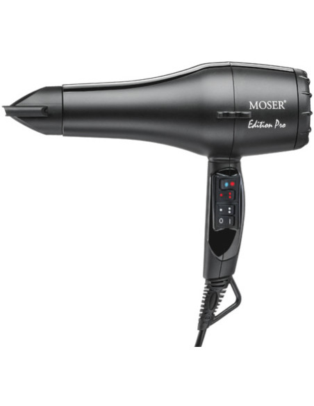 MOSER Edition Pro 2 hiustenkuivain ammattikäyttöön, 3 lämpöasetusta, 2000 W