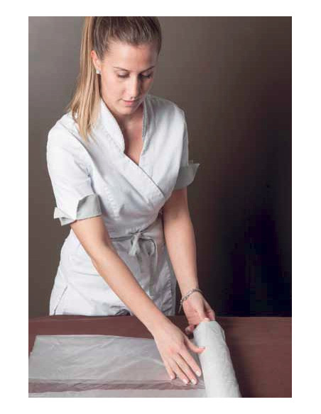 Vuodesohvan päällinen rullassa, polyeteeniä, 170 cm * 100 m, 50 kpl.