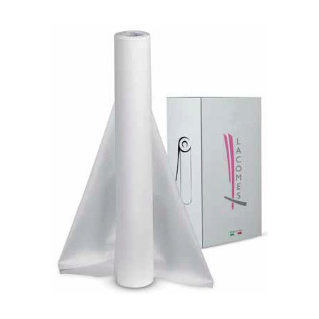 Vuodesohvan päällinen rullassa, paperia + polyeteeniä, 60 cm x 50 m