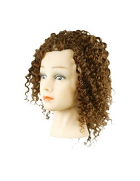 Mallinuken pää Guliana, 100% luonnonkihara, kihara, 25-30cm