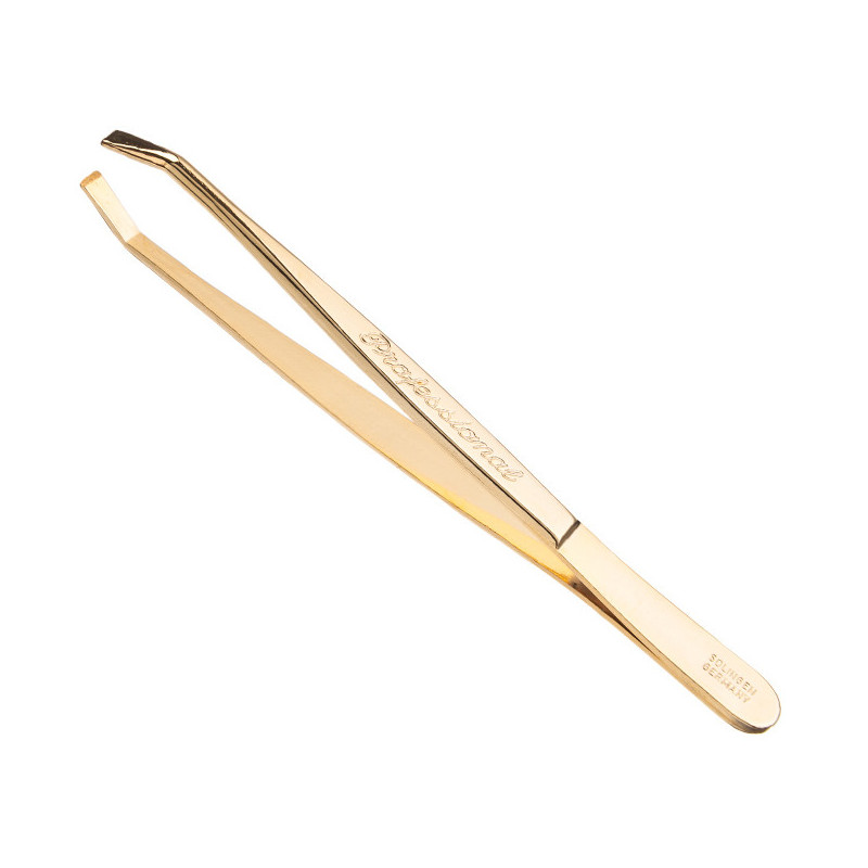 Tweezers SOLINGEN PROFESSIONAL, claws, golden, 9cm