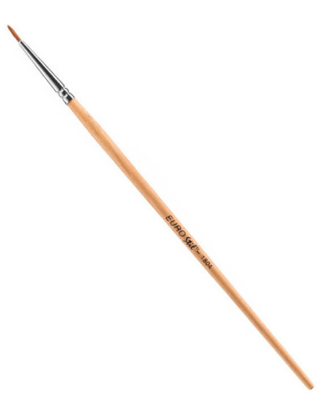 Rajauskynä-/luomivärisivellin, soopeliharjakset, 17,5 cm