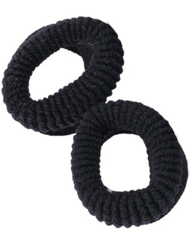 Hair rubber, black ,10pcs