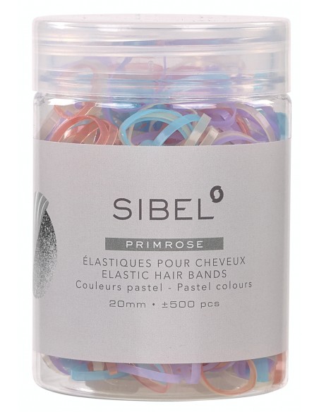 Hiuslenkit, ei repi hiuksia, pastellinpunainen, 20 mm, 500 kpl.