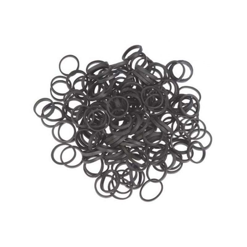 Hiuslenkit, mustat, 15 mm, 500 kpl.