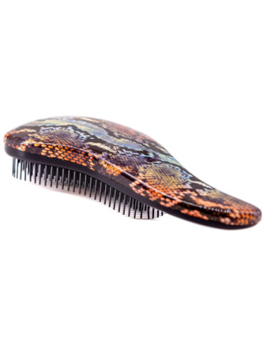 Detangling brush D-Méli-Mélo Sassy Snake, brown