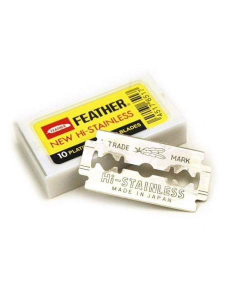 Feather Barburys -partahöylän terät - erittäin terävät, 10 kpl