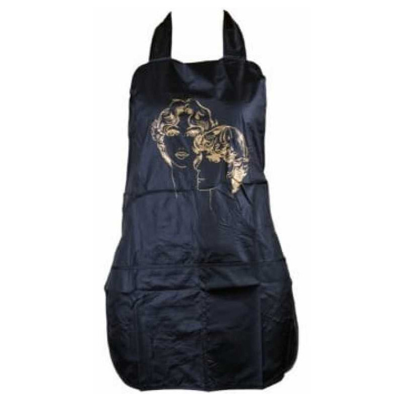 Apron Gold Faces, nylon, waterproof, 71cmx61cm,