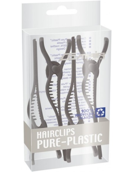 Klipsit säikeiden erottamiseen, muovia, hampailla, 13 cm, 4 kpl.