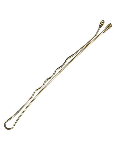 Hiuspinni, laineikkaat, 7 cm, kulta, 24 kpl