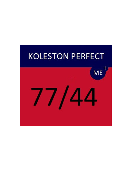 Koleston Perfect ME+ krēmveida ķīmiskā matu krāsa  77/44 KP ME+ VIBRANT REDS 60 ml