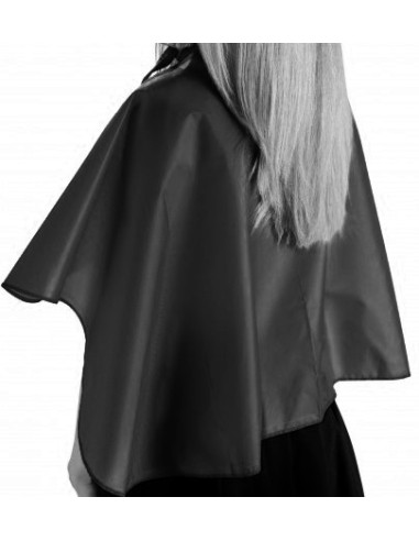 Cape, nylon, with laces, black, 70 cm*100 cm