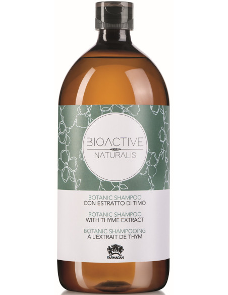 BIOACTIVE NATURALIS Shampoo timjamilla ja oliiviuutteella värjätyille hiuksille 1000ml