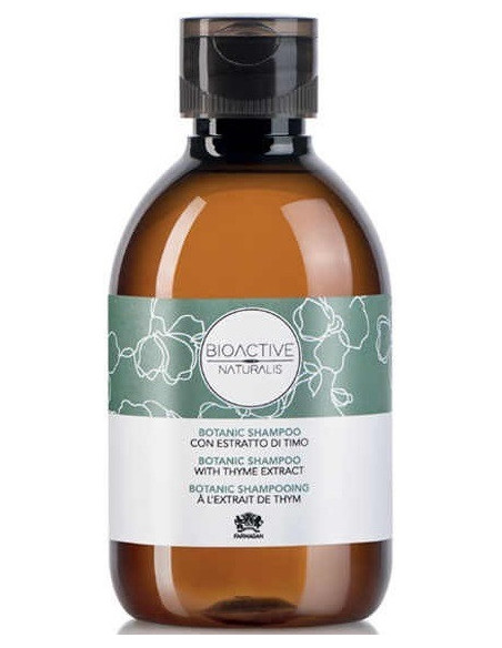 BIOACTIVE NATURALIS Shampoo timjamilla ja oliiviuutteella värjätyille hiuksille 230ml