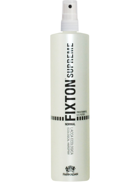 FIXTON SUPREME Kaasuton hiuslakka, keskivahva pito, UV-suodattimet, B5-vitamiinilla 250ml