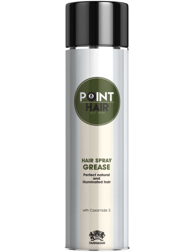 POINT HAIR Matu laka, fiksācijai, spīdumam, ar keramīdu,400ml