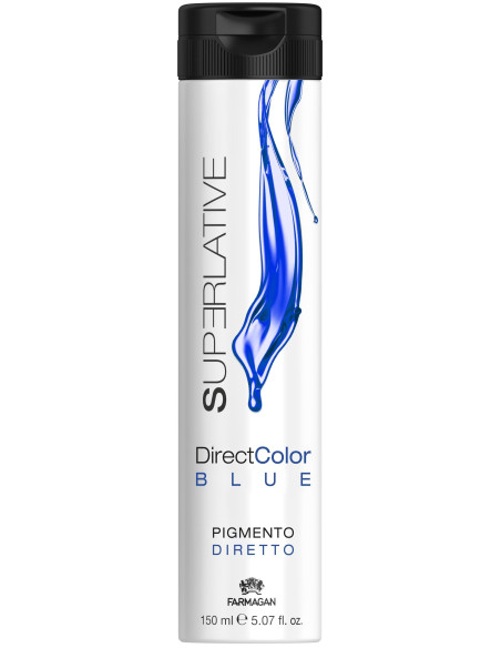 SUPERLATIVE DIRECT Pigmenttigeeli hiusten värjäykseen Sininen 150ml