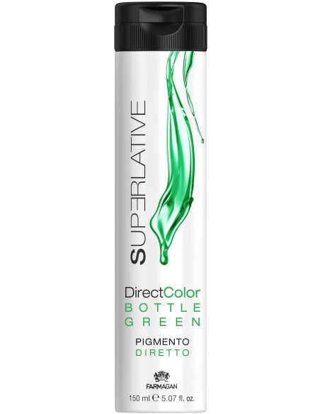 SUPERLATIVE DIRECT Pigmenttigeeli hiusten värjäykseen Bottle Green 150ml