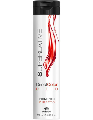 SUPERLATIVE DIRECT Pigment gel for hair coloring Red 150ml