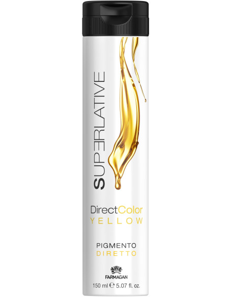 SUPERLATIVE DIRECT Pigmenttigeeli hiusten värjäykseen Keltainen 150ml