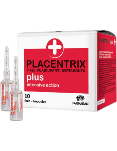 PLACENTRIX PLUS Ampulas pret matu izkrišanu, intensīva iedarbība 10x10ml