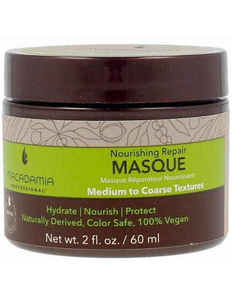 Macadamia Professional -hiusnaamio normaaleille ja kuiville hiuksille — Nourishing Moisture Masque, 60 ml