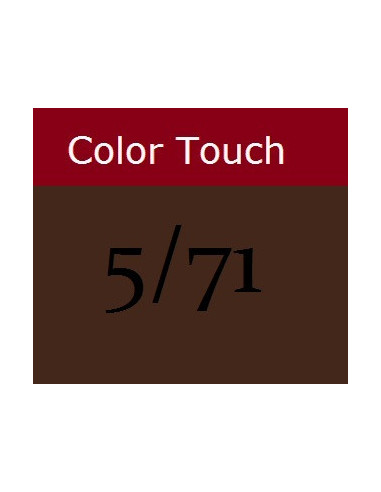 Color Touch krēmveida tonējošā matu krāsa 5/71 DEEP BROWNS 60 ml