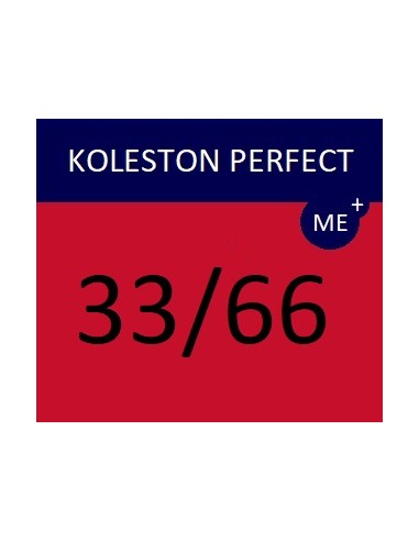 Koleston Perfect ME+ krēmveida ķīmiskā matu krāsa 33/66 KP ME+ VIBRANT REDS 60 ml