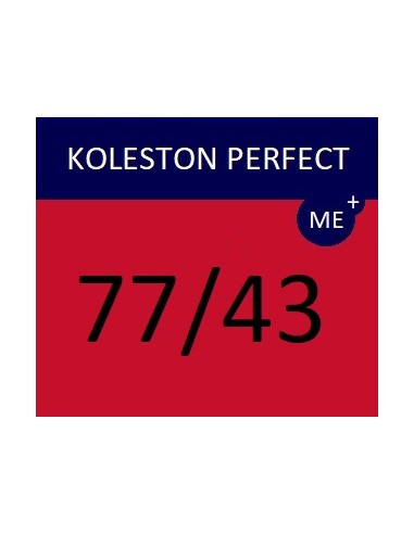 Koleston Perfect ME+ krēmveida ķīmiskā matu krāsa  77/43 KP ME+ VIBRANT REDS 60 ml