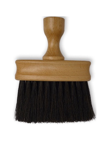 Neck duster, natural bristles