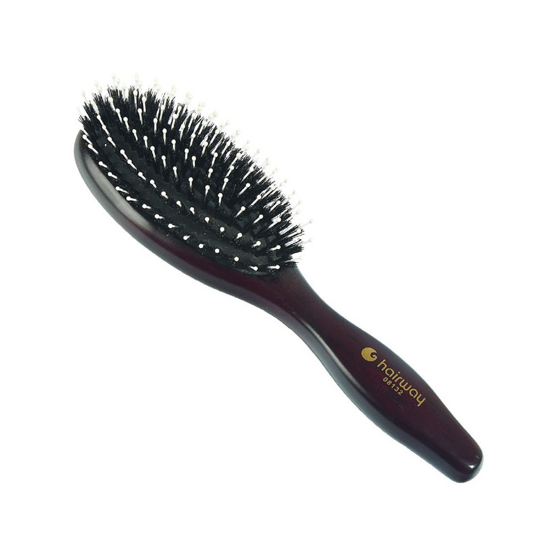 Cushion brush Lady, natural wood, wild boar bristles